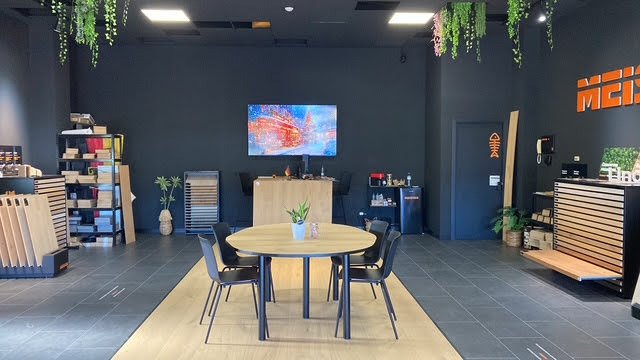 Vista real de la exposición MEISTER Boutique Plus Málaga